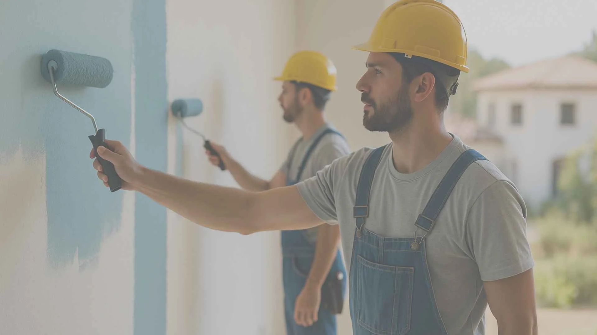 Pintor profesional trabajando en Valencia